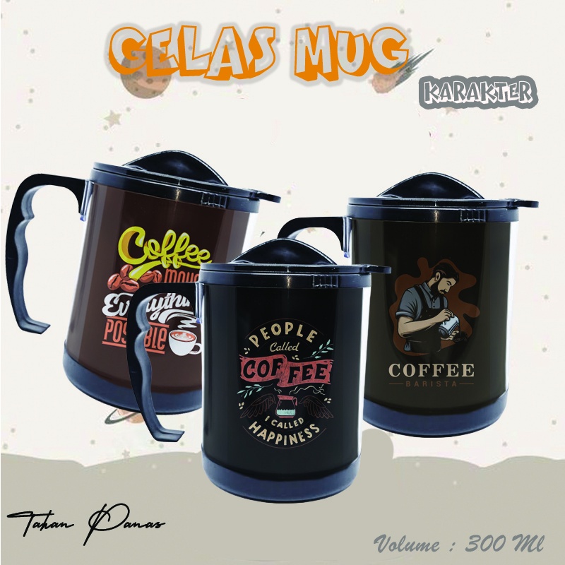 Gelas Cangkir Mug Coffee Kopi Outdoor Gunung Cangkir tumbler mug aesthetic gelas minum murah