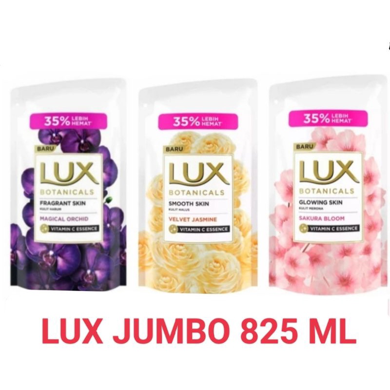 825ML LUX BOTANICAL MAGICAL ORCHID SOFT ROSE JASMINE BODY WASH SABUN MANDI CAIR 400ml sakura bloom bluebell