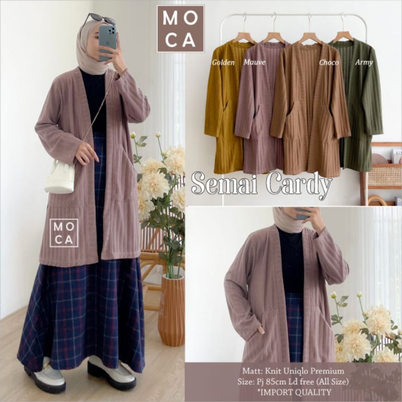 semai cardy knit uniqlo premium