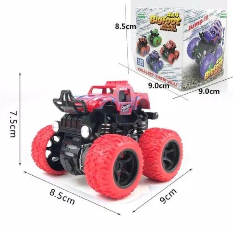 Mainan anak mobil monster zap jip off road 360