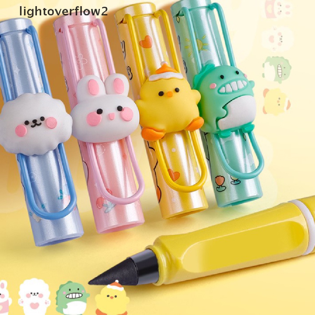 (lightoverflow2) 5pcs / Set Pensil Gambar / Sketsa Desain Binatang Lucu