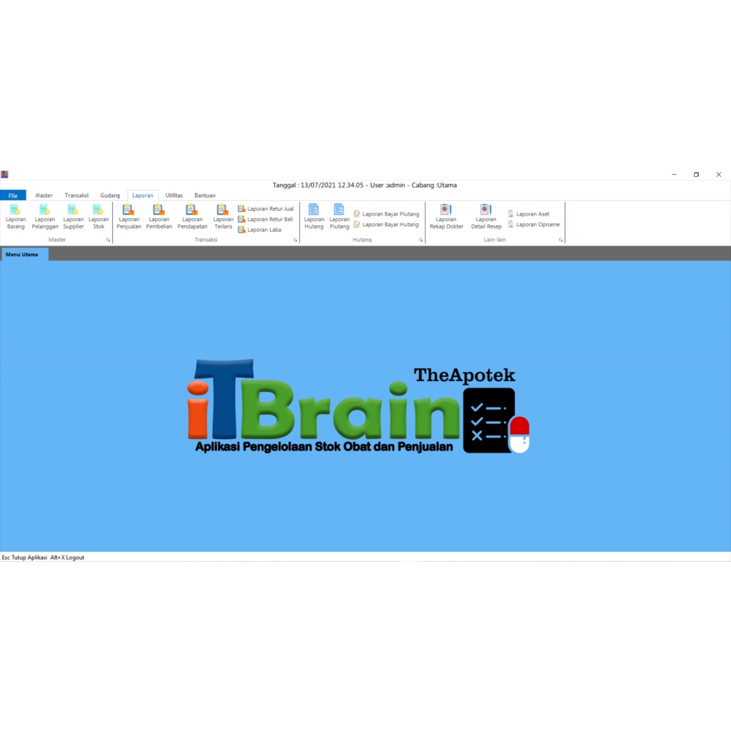 ITBrain POS Apotek Aplikasi Kasir Toko Cocok Untuk Seluruh Usaha APOTEK