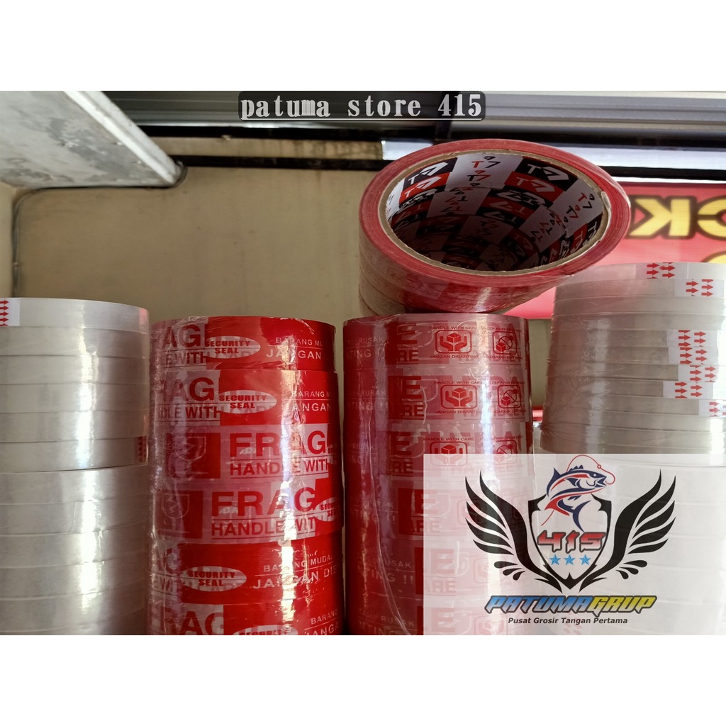 

Lakban Plester Ecer Selotip T7 24mm 1inch Solasi Bening