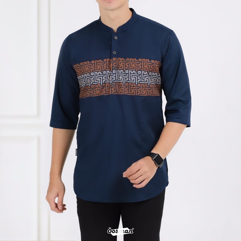 Jual Baju Kurta Pria A 010/kurta Oosman/pakaian Muslim Pria/baju Kurta ...