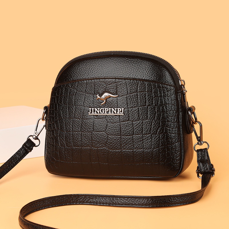 TAS SELEMPANG WANITA IMPORT KULIT HITAM ZEALA TA660B5 SLING BAG KECIL CEWEK KOREA REMAJA KEKINIAN FASHION BRANDED BATAM PREMIUM MURAH