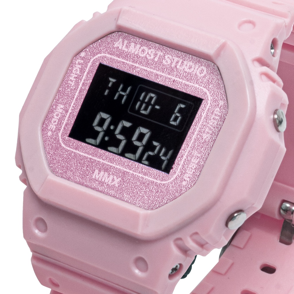 Almost Studio - Jam Tangan Digital - Pink