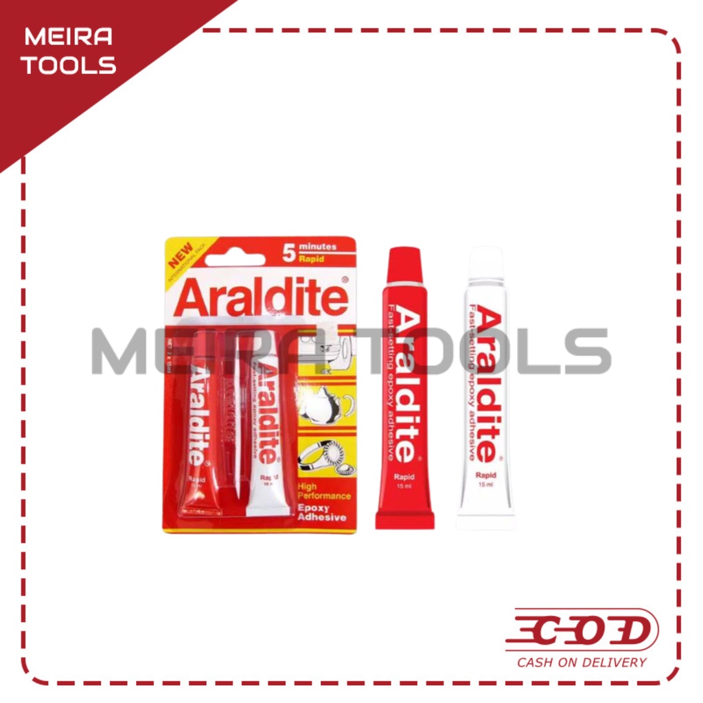 

Araldite Merah 5 Menit Rapid - Lem Epoxy Besi
