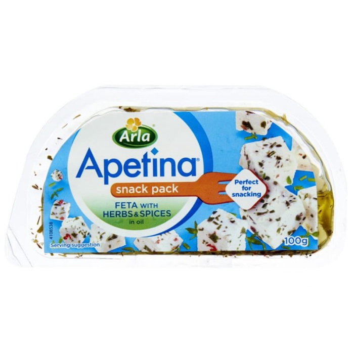 

Arla Apetina Feta Cheese Cube With Herbs And Spices 100Gr