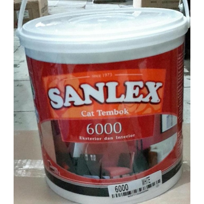 CAT TEMBOK SANLEX PUTIH 6000 5KG