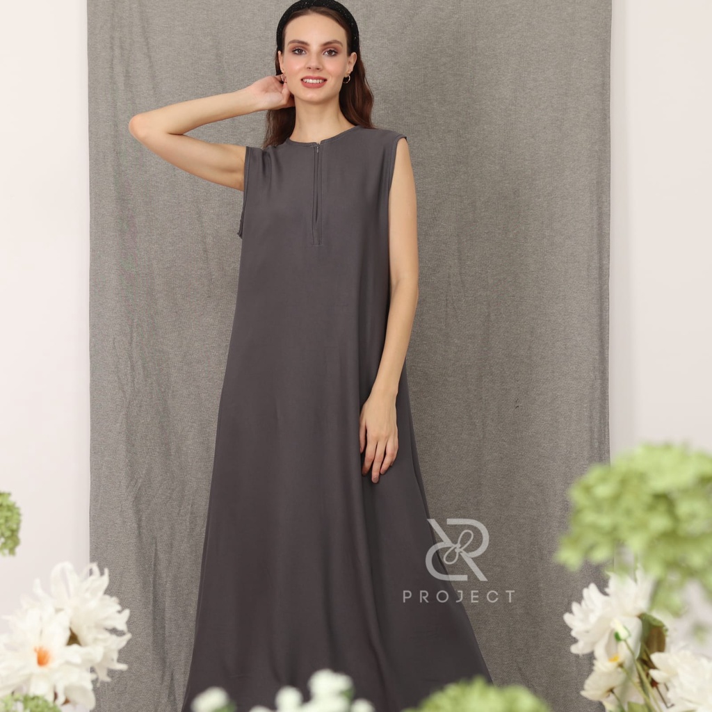 GF02 ~ WHITE SERIES SINGLET SHAKILA HQ DALAMAN GAMIS MUSLIM BUSUI MANSET DALAMAN TANPA LENGAN