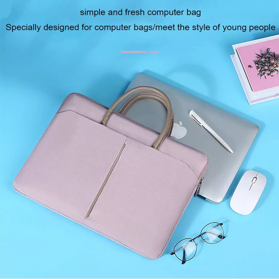 Tas Laptop Jinjing Remoid Pipe Handstrap Softcase Sleeve 13 14 15 16 inch