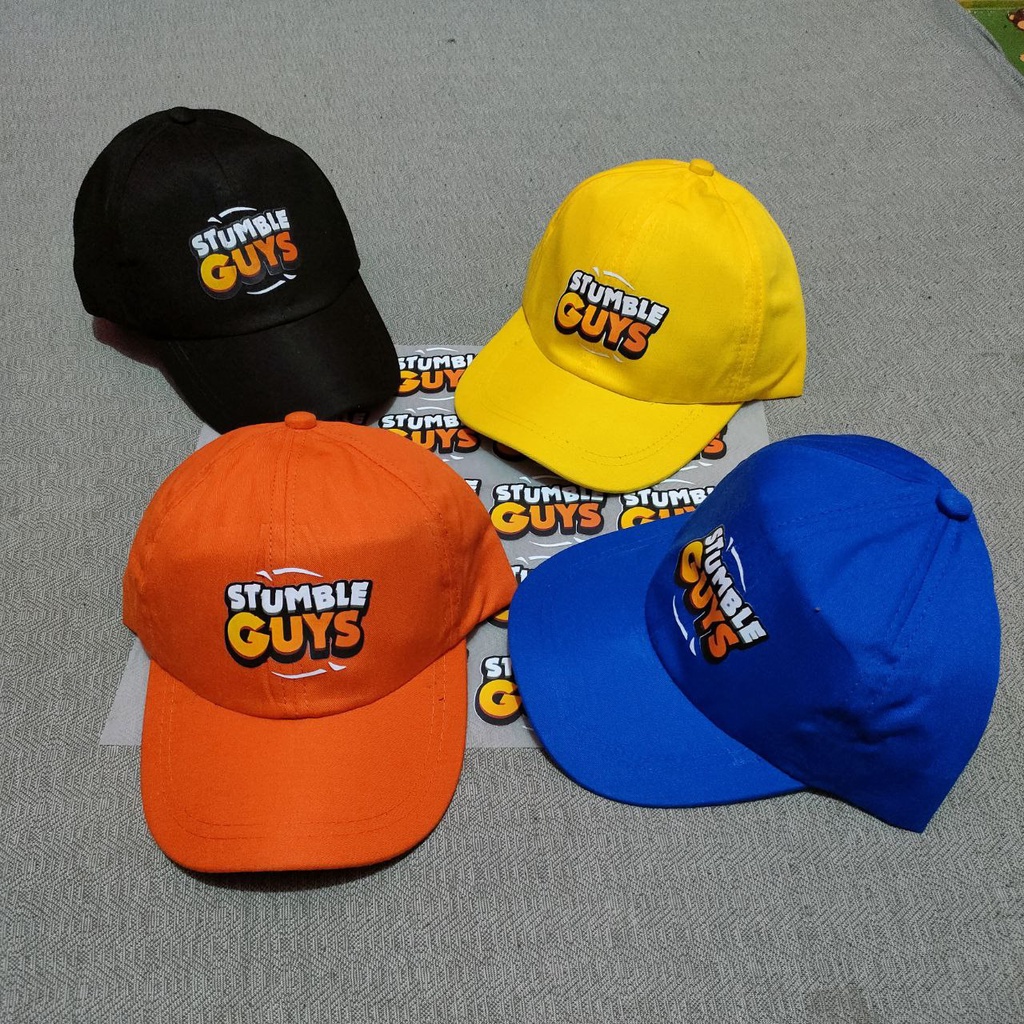 Topi Anak Anak usia 2-7 th logo stumble guys