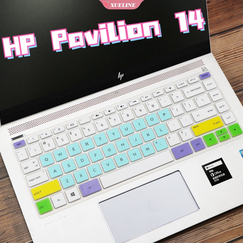 Pelindung Keyboard Bahan Silikon Seri 14 inch Untuk Laptop HP Pavilion 14-ce307 bs 14s-cf dk0xxx 14q-cs0001TX I5-8250 Zu