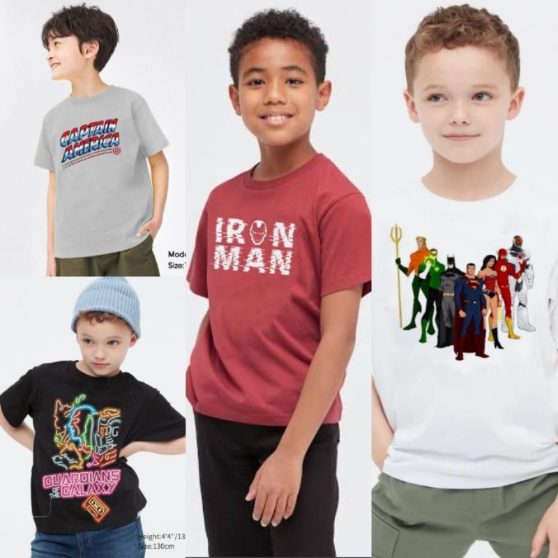kaos anak uniqlo marvel