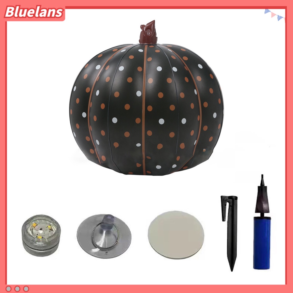 (In Stock) Balon Tiup Motif Kotak-Kotak / Polkadot / Labu Bahan PVC Anti Bocor Untuk Dekorasi Pesta