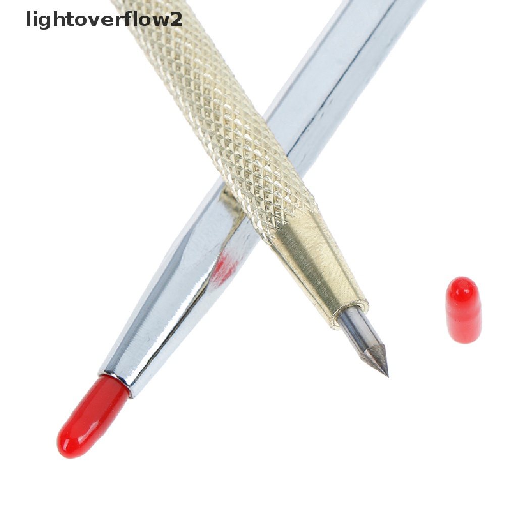 (lightoverflow2) Scriber / scriber / scriber / scriber / scriber Saku Bahan Tungsten steel Untuk metal / Kaca / Keramik (ID)