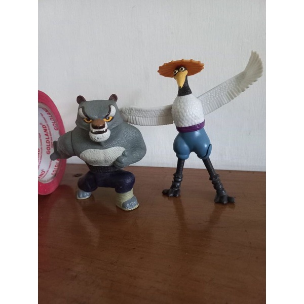 Figure preloved Kungfu Panda Tai Lung dan Master Cane