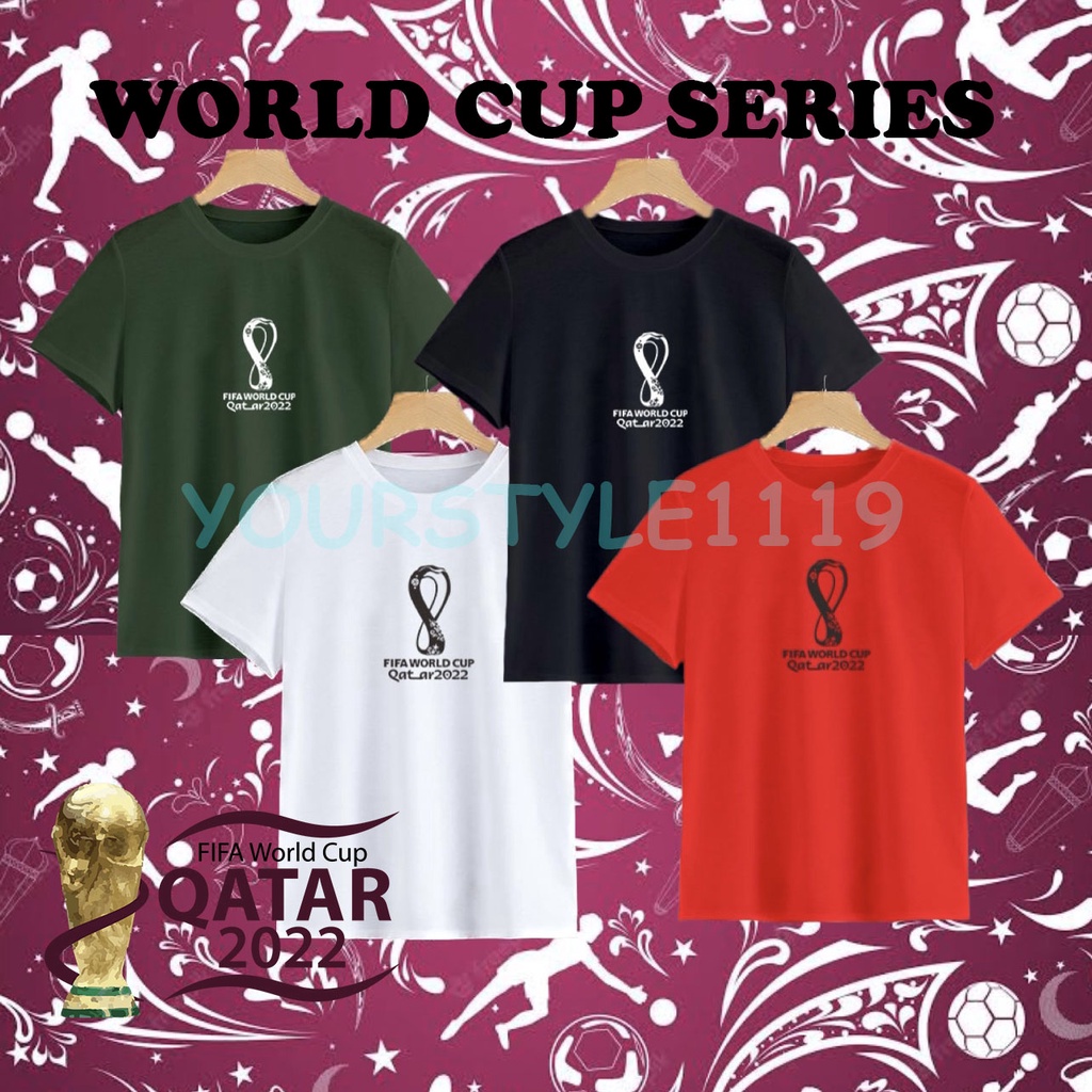 YOURSTYLE1119 - KAOS WORLD CUP PIALA DUNIA KEKINIAN TERLARIS UNISEX OVERSIZE
