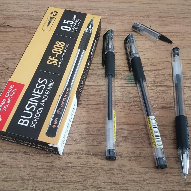 

FLASH SALE SAFARI PULPEN GEL PEN BOLPOIN SF-008 (1PCS) PENA BALLPOINT 0.5MM ❄ 892