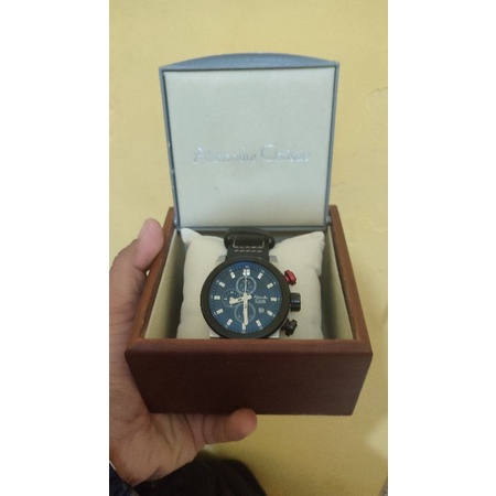 Jam Tangan Alexandre Christie Chronograph 6238MC Mulus ORIGINAL FULLSET