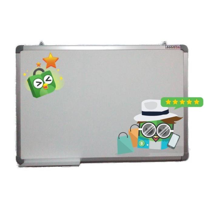 

[COD] White Board SAKANA 40x60cm - Papan Tulis Whiteboard 40 x 60cm Kecil BERGARANSI Kode 1055