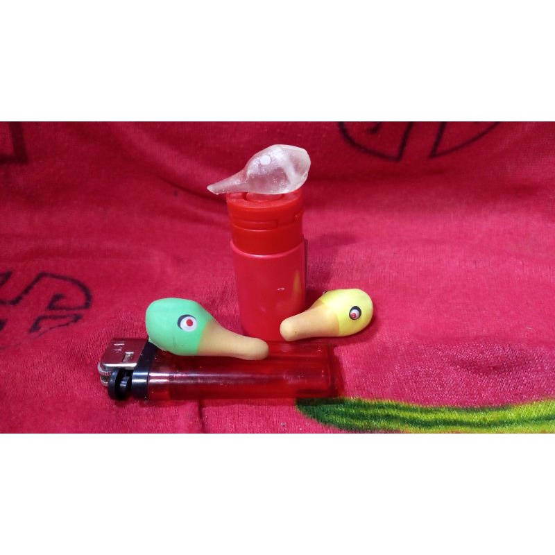 molding soft frog kepala  bebek ukuran 3.0 cm