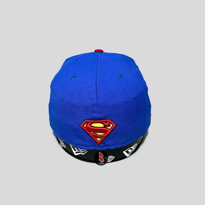 TOPI NEW ERA ORIGINAL 5950 SUPERMAN AZURE BLUE RED