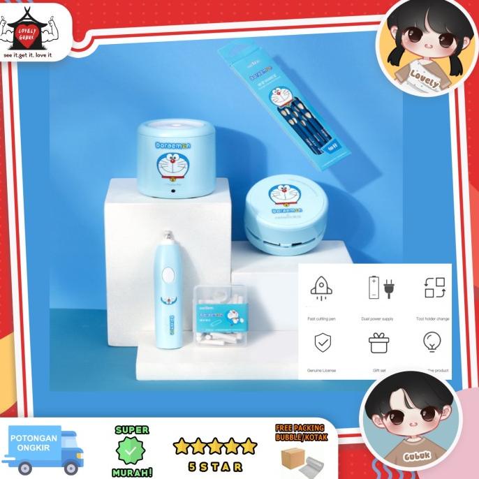 

[COD] Peraut pensil elektrik, Tenwin Electric Pencil Sharpener set penghapus TERJAMIN Kode 56