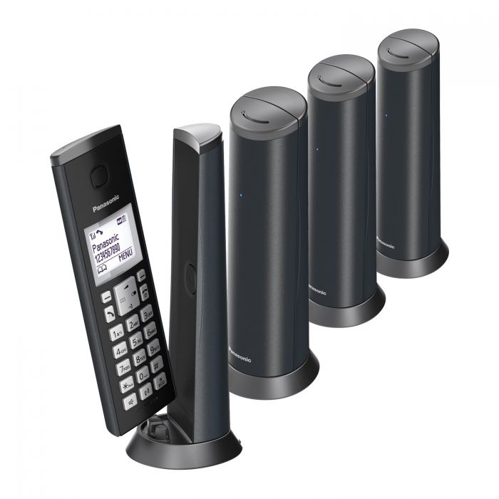 TELEPON WIRELESS CORDLESS PANAS0NIC KX-TGK210 TGK210 HITAM