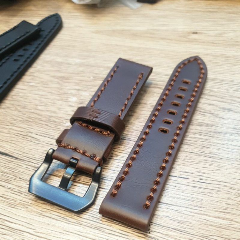 STRAP 8809 3.1A strap tali jam tangan kulit tebal universal cocok alexander cristie expd  untuk semua jam tangan