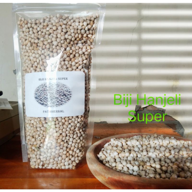 

Biji Hanjeli Jali-Jali kualitas terbaik per 500 gram