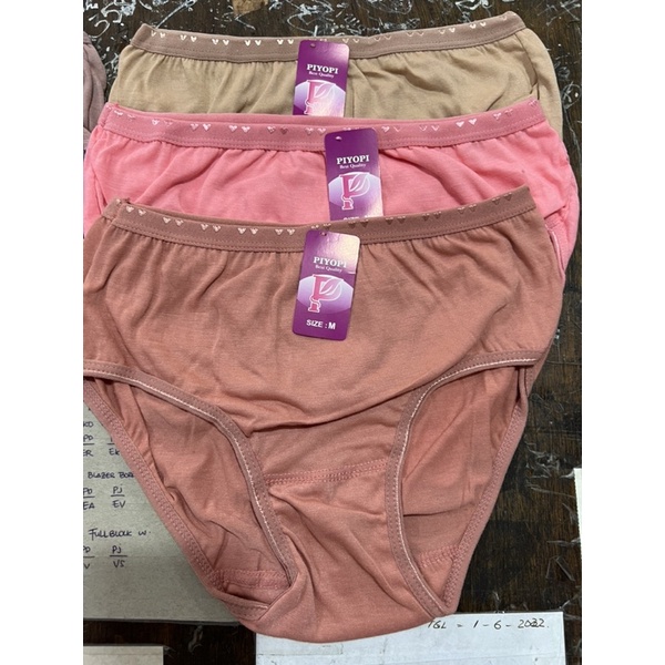 (6pcs) CD celana dalam wanita cewek dewasa PIYOPI karet kecil TERMURAH