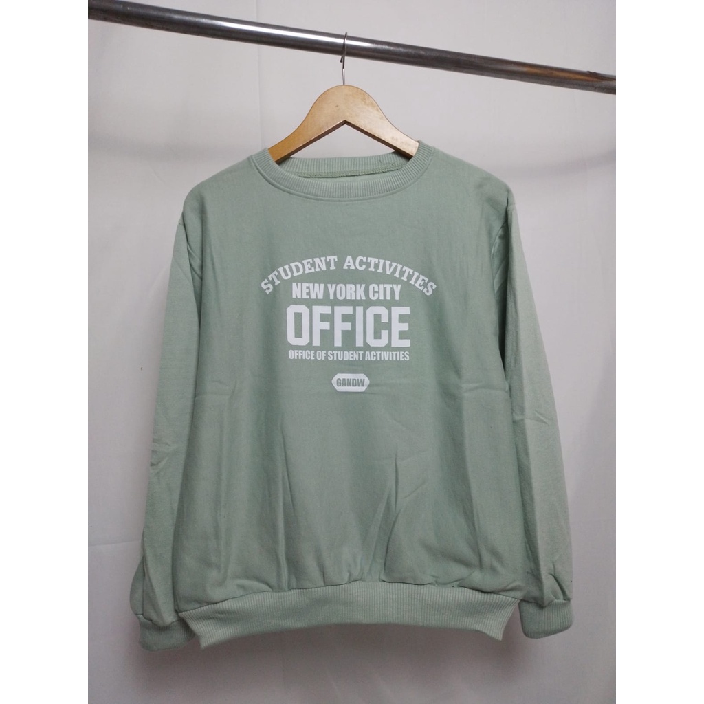 Sweater Office - Korean Style Sweatshirt - Pakaian Wanita Dan Pria