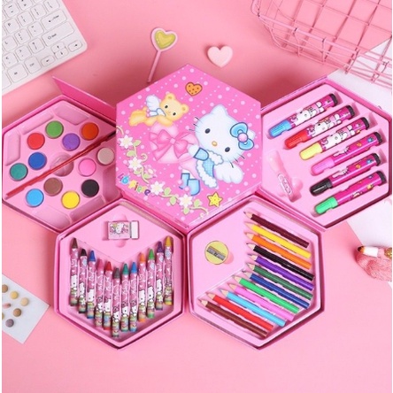 

[BISA COD] Crayon Set 46 Pcs Crayon Oil Paste Pensil Warna Pensil Warna Lengkap Alat Mewarnai Alat Melukis