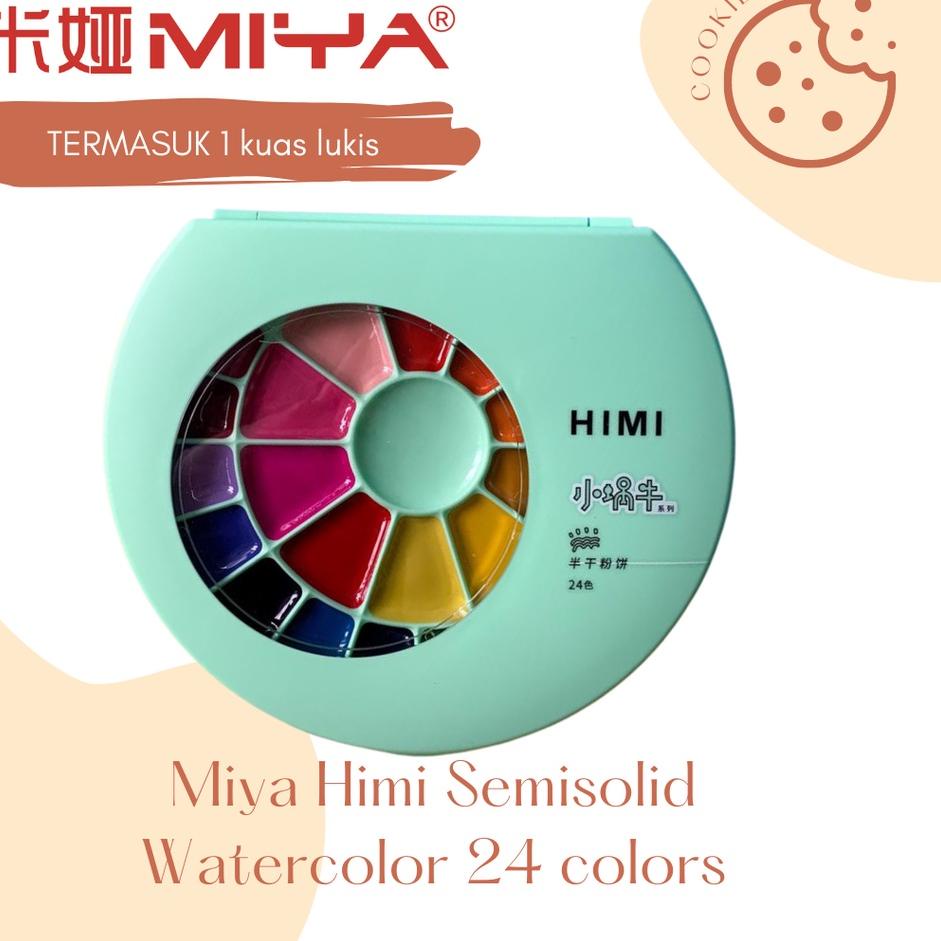 

Dijamin Puas Miya Himi Semi Solid Watercolor 24 Colors