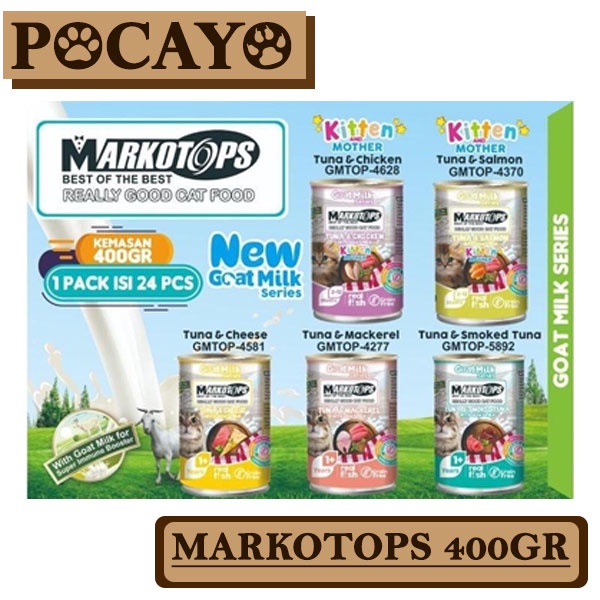 MARKOTOPS 400Gr All Varian GOAT MILK SERIES (Grab/Gosend)