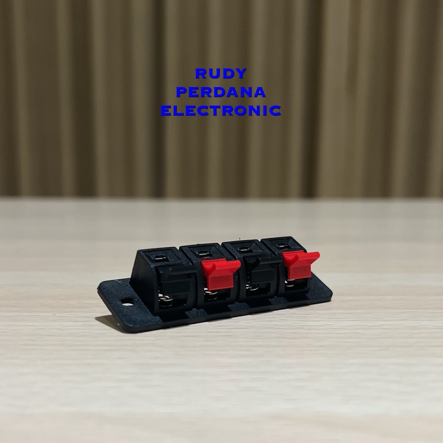 TERMINAL SPEAKER JEPIT 4 PIN 4P SEGI KOTAK KECIL