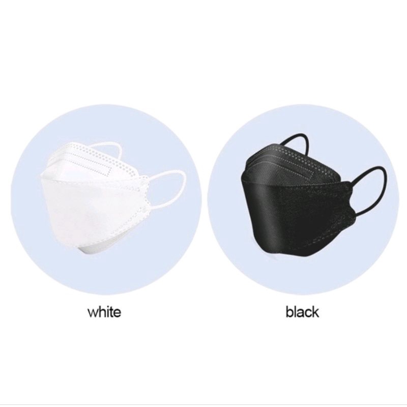 Masker KF94 tebal (4 lapis/premium) Isi 10pcs - PUTIH BIMG