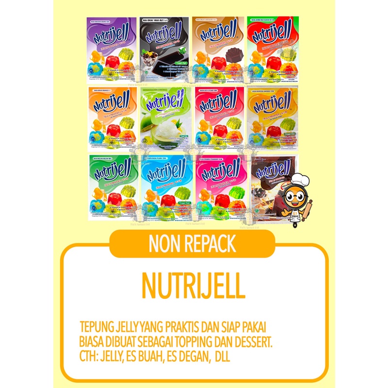 

JELI BUBUK NUTRIJELL 15GR (VARIAN BUAH) DAN 30GR (VARIAN COKLAT) BOX/DOS