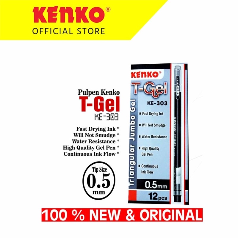 

Pulpen Kenko T-gel KE-303