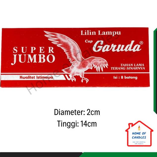 Paling dicari--Lilin Mati Lampu | Lilin Putih | Lilin Batang | Lilin Penerangan | Lilin Garuda Super