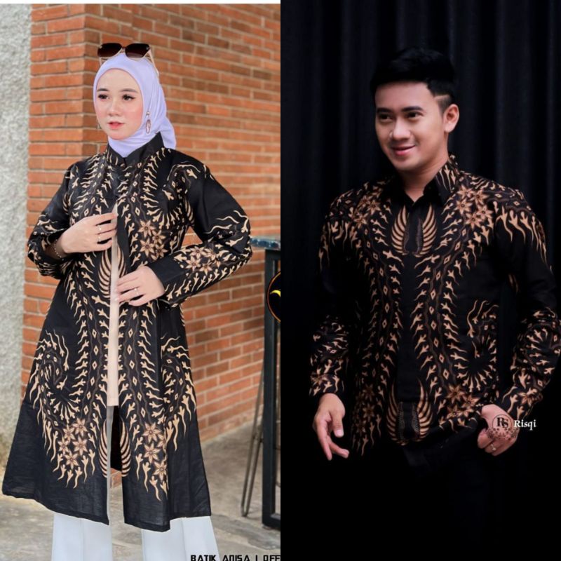 NEW TUNIK BATIK CARDY TERLARIS FESHION MUSLIMAH KEKINIAN