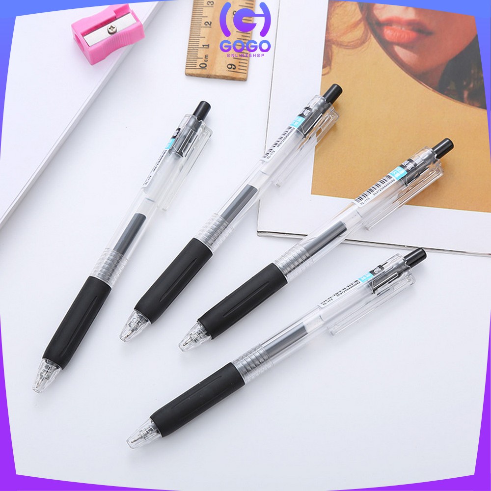 GOGO-A36 Pulpen Mekanik 0.5mm Gel Pen Pena Polos Mechanical Stationary Stationery Alat Tulis Sekolah Kantor