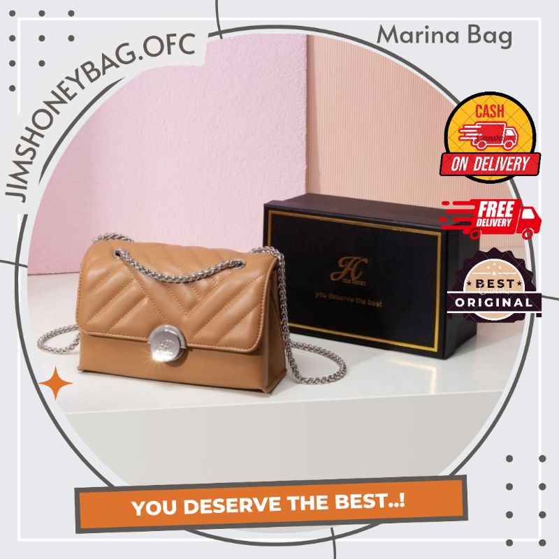 TAS SELEMPANG BAHU SLING SHOULDER BAG PESTA KONDANGAN WANITA MEWAH BRANDED ELEGAN TALI RANTAI IMPORT