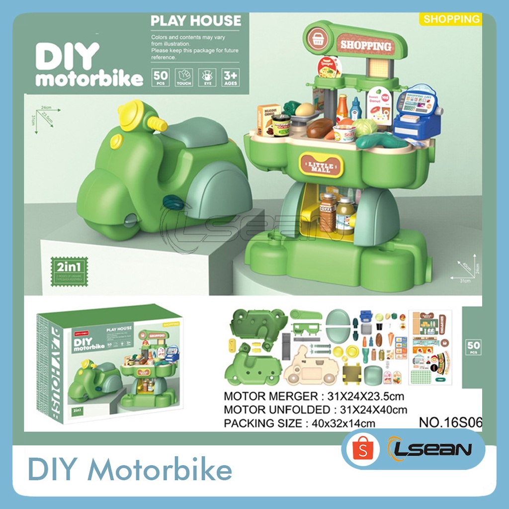 DIY MOTORBIKE | MAINAN EDUKASI ANAK DIY RAKIT/SUSUN