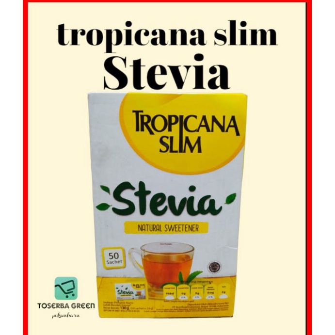 

Tropicana Slim Natural Sweetener Stevia isi 50