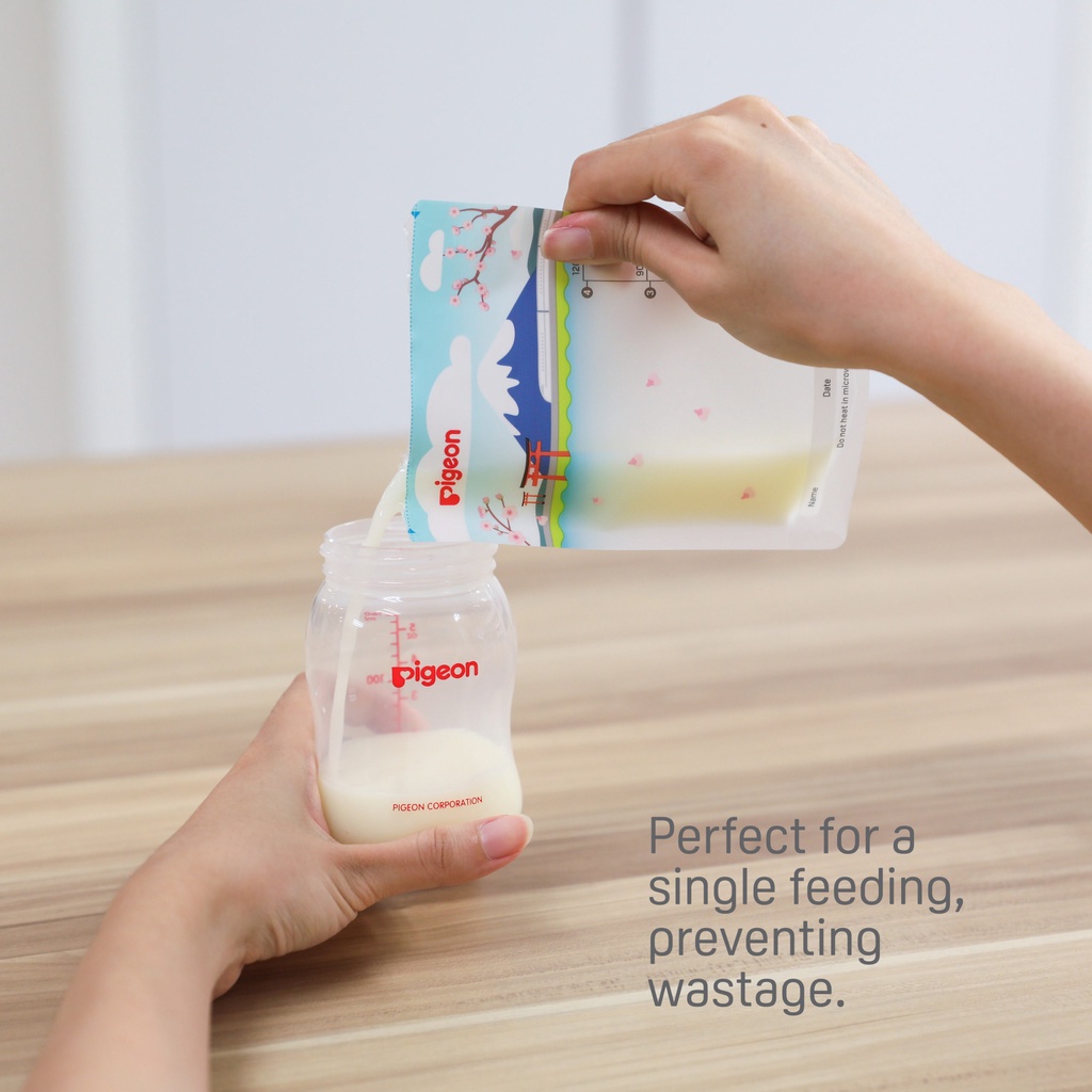 Pigeon Breast milk Storage Bags Holidays 120ml / Kantong ASI 25 bags