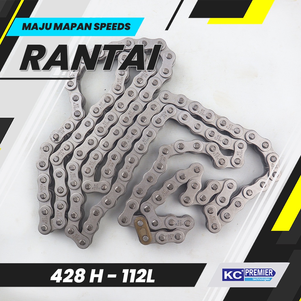 Rantai 112L - 428 KC / rantai hitam 112l / rantai 428 kc
