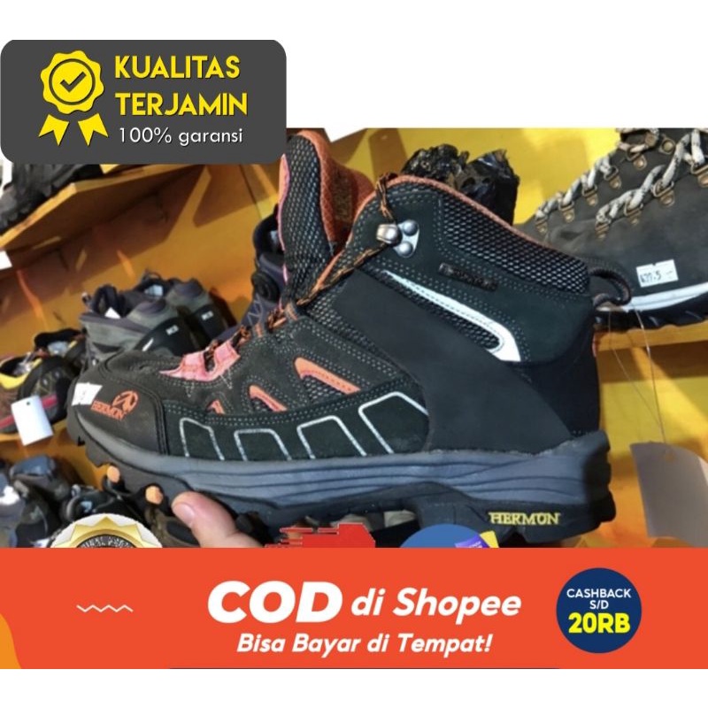 SEPATU HIKING HERMON SIZE-41,5 ORIGINAL SECOND