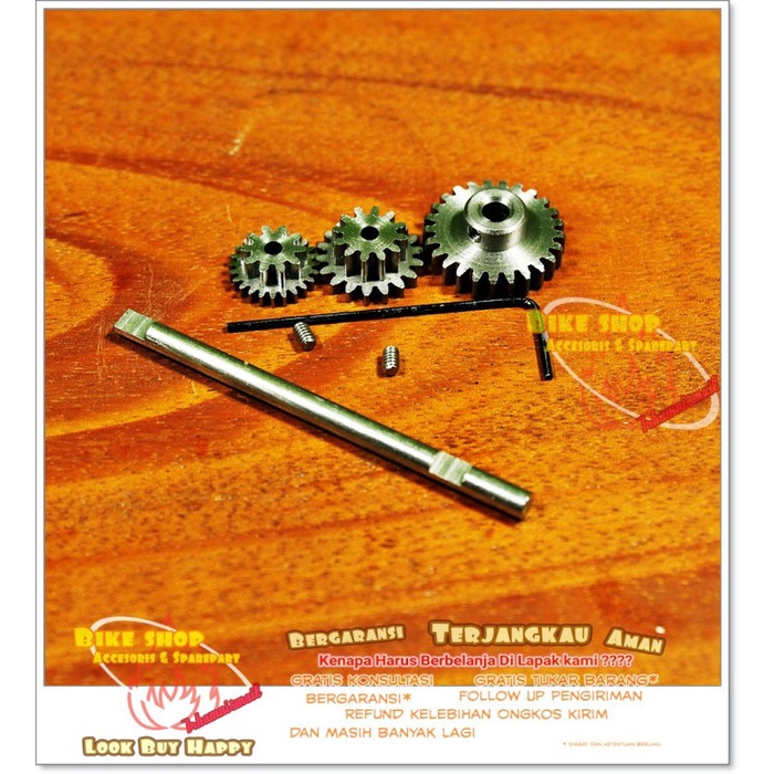 gear box gir wpl d12 metal PNP langsung pasang